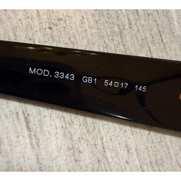 Versace Eyeglasses VE 3343 GB1 Glasses Polished Black Medusa 54-17-145 with Case main image 15
